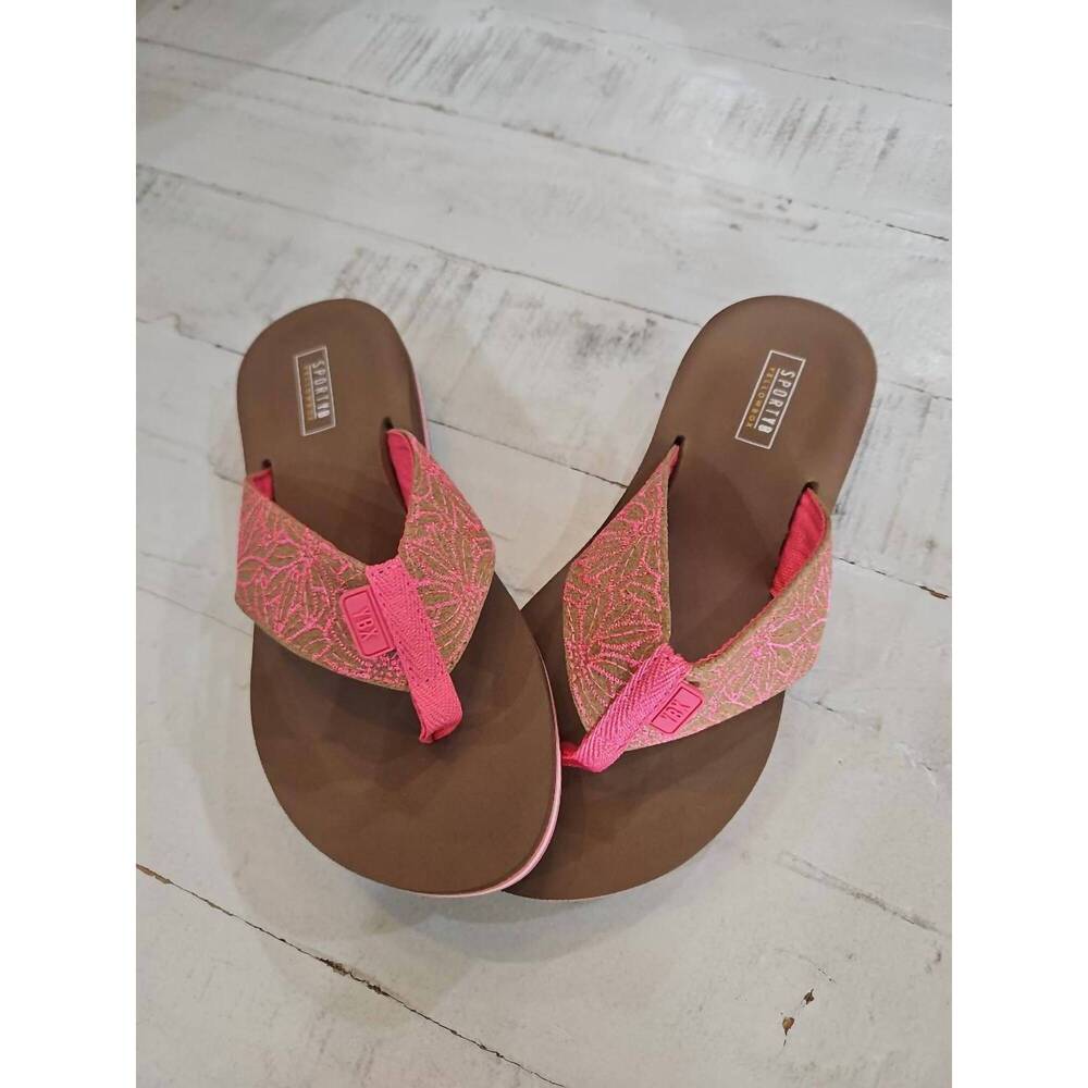 NEW YELLOWBOX women's sporty b rina flip flop in pink